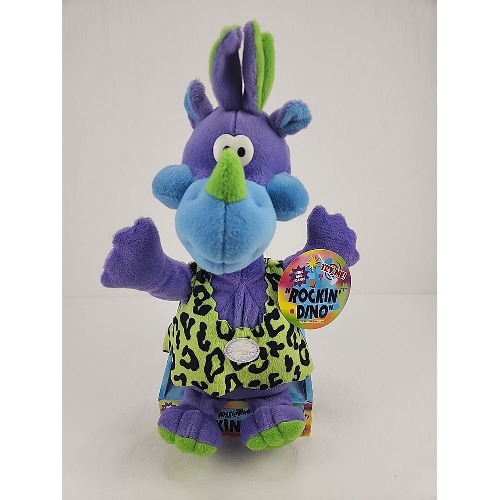 Vintage Rockin Dino By Dandee International Animated Sings Tested